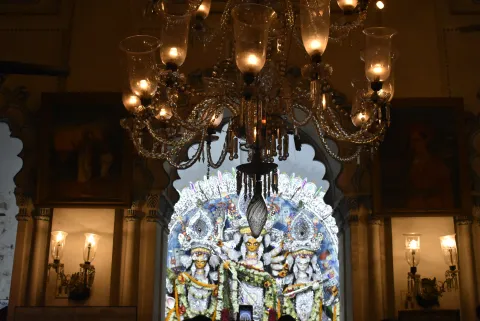 Durga Puja at Sovabazar Rajbari