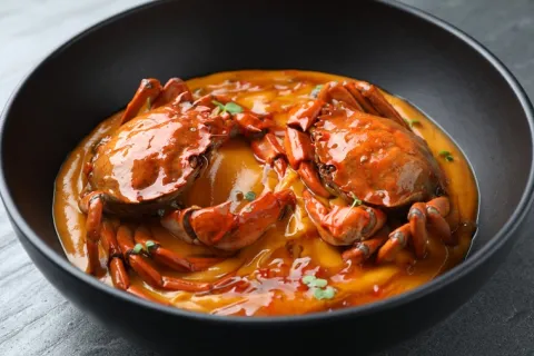 Crab curry