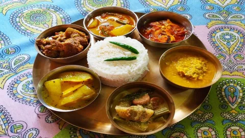 Bengali thali