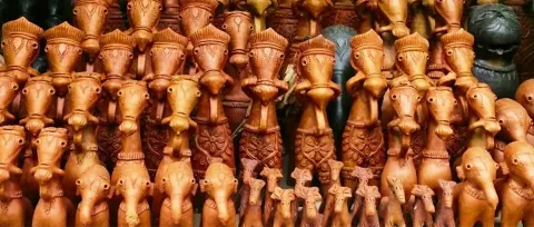 Panchmura terracotta horses