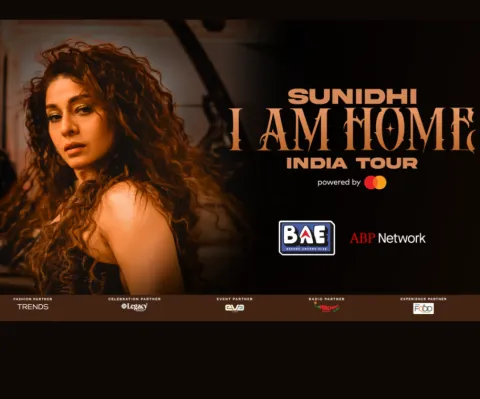 Sunidhi Chauhan – I Am Home India Tour 2025–26 | Kolkata