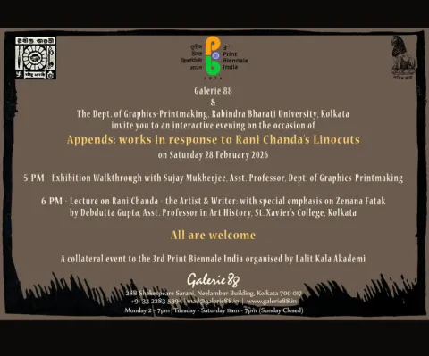 Appends: Works in Response to Rani Chanda’s Linocuts