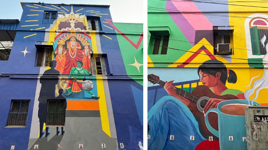 <p>Durga Puja meets urban café culture and Bangla rock. </p>